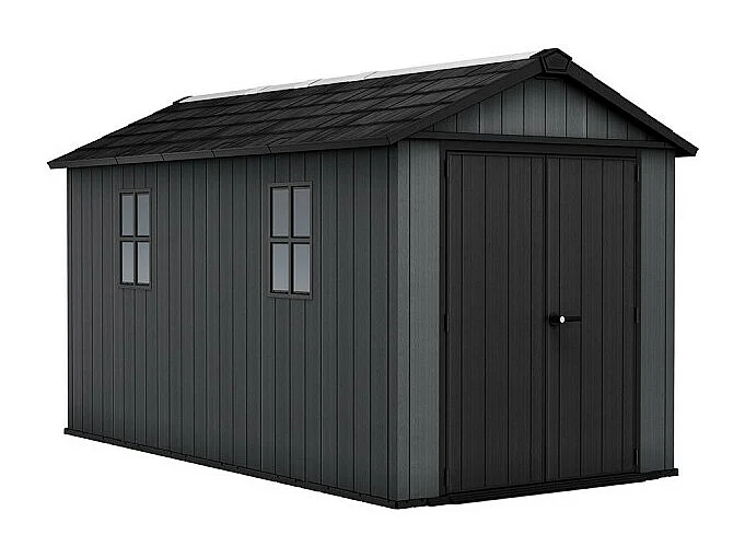 Casetta da giardino NEWTON PLUS 7513 - 8,6 m² - Grigio