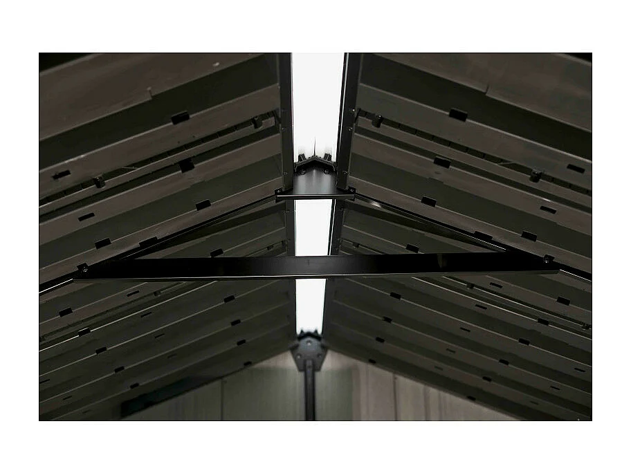 Casetta in resina OAKLAND BROSSIUM® 7515 - 11m² - Grigio