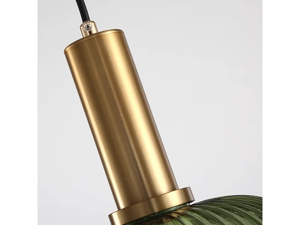 Lustre en verre, d55 cm xh130cm, multicolore