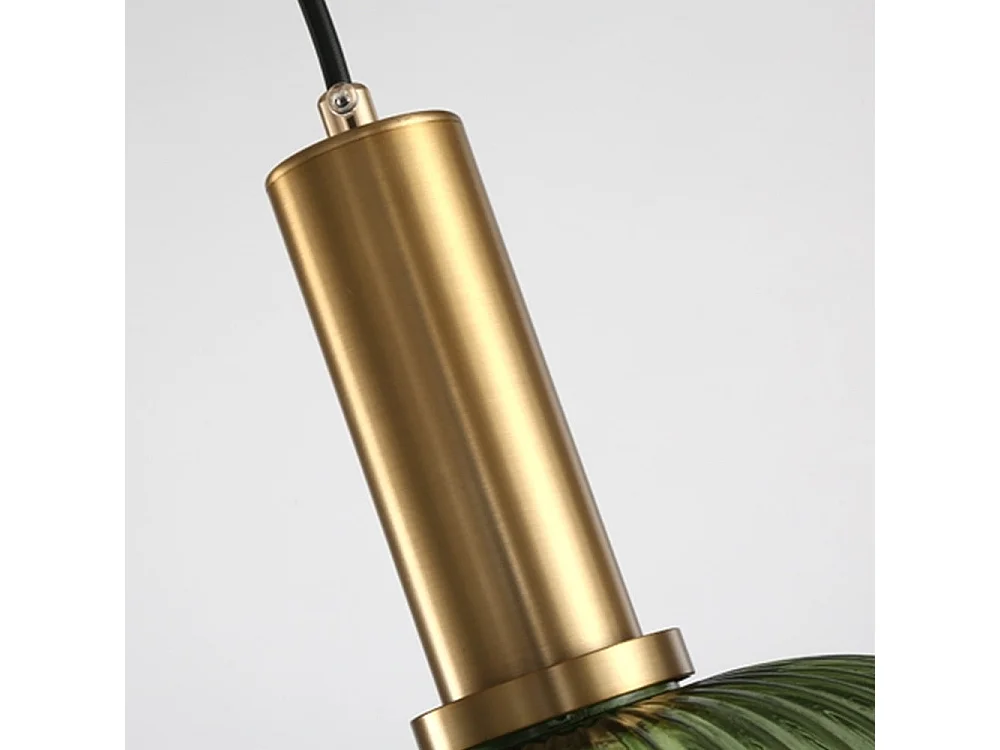 Lustre en verre, d125 cm xh130cm, multicolore