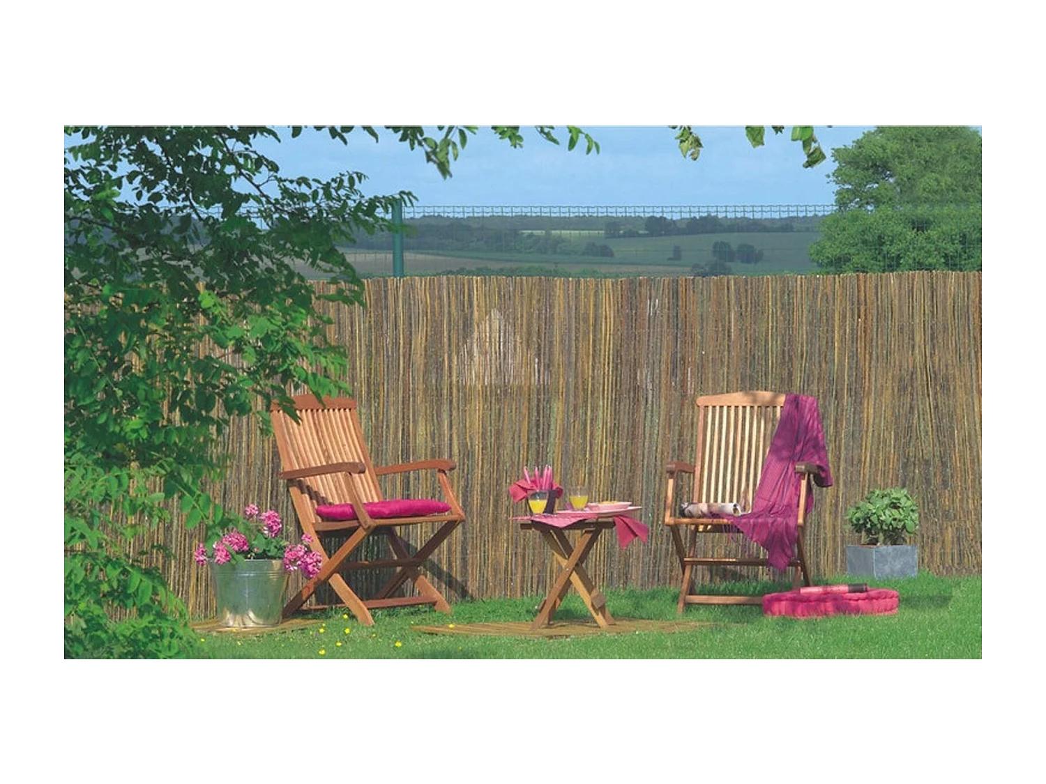 Mimbre natural vimet nortene 1,5X5 M