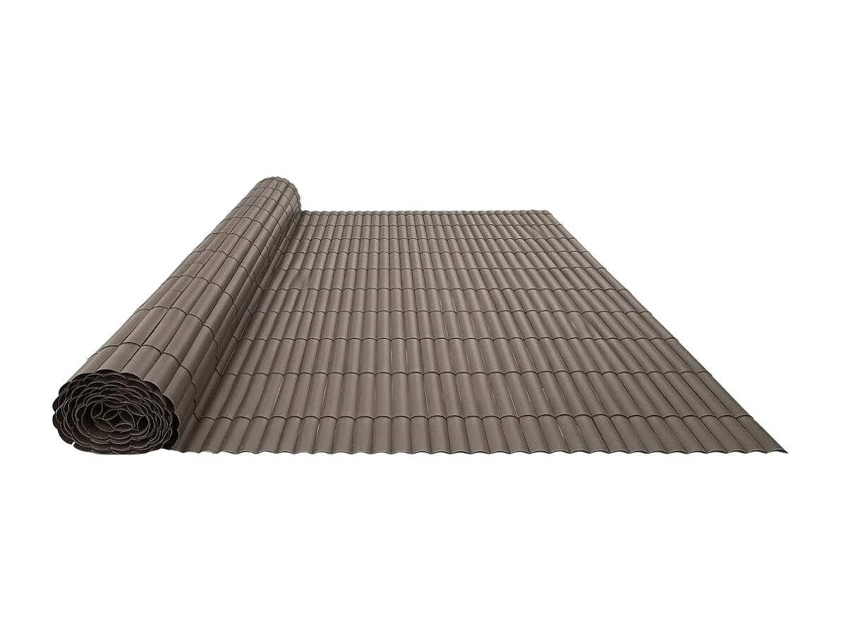 Cañizo pvc simple cara plasticane marrón nortene 1,5X3 M