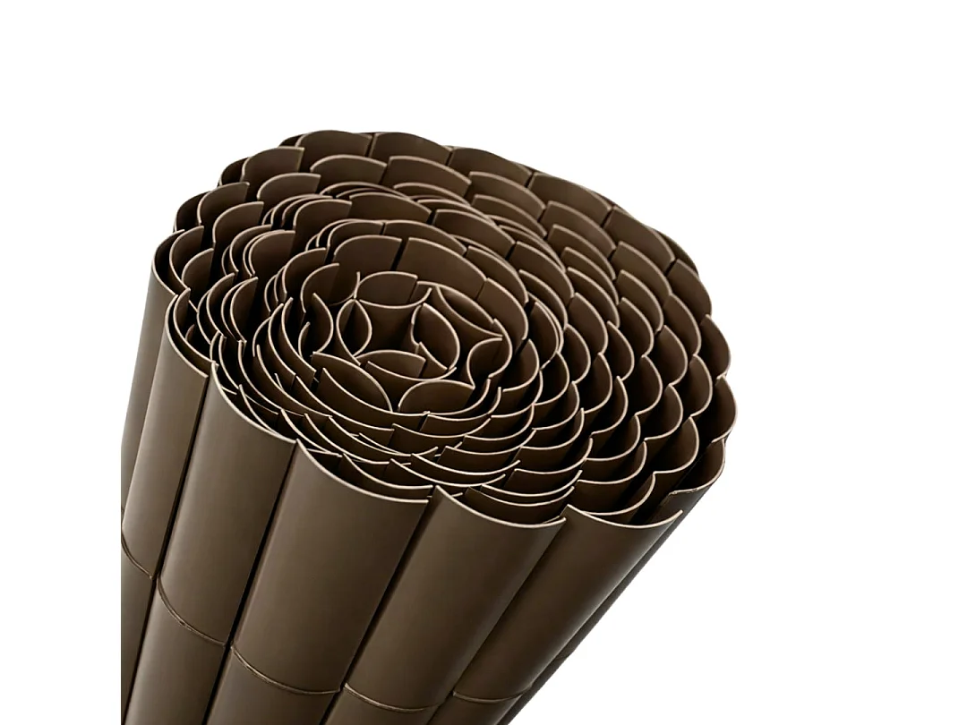 Cañizo pvc simple cara plasticane marrón nortene 1,5X3 M