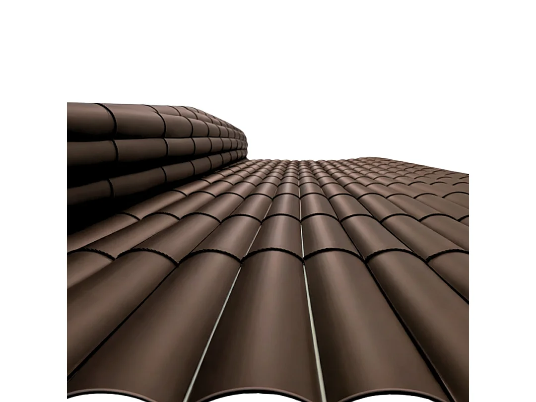 Cañizo pvc simple cara plasticane marrón nortene 1,5X3 M