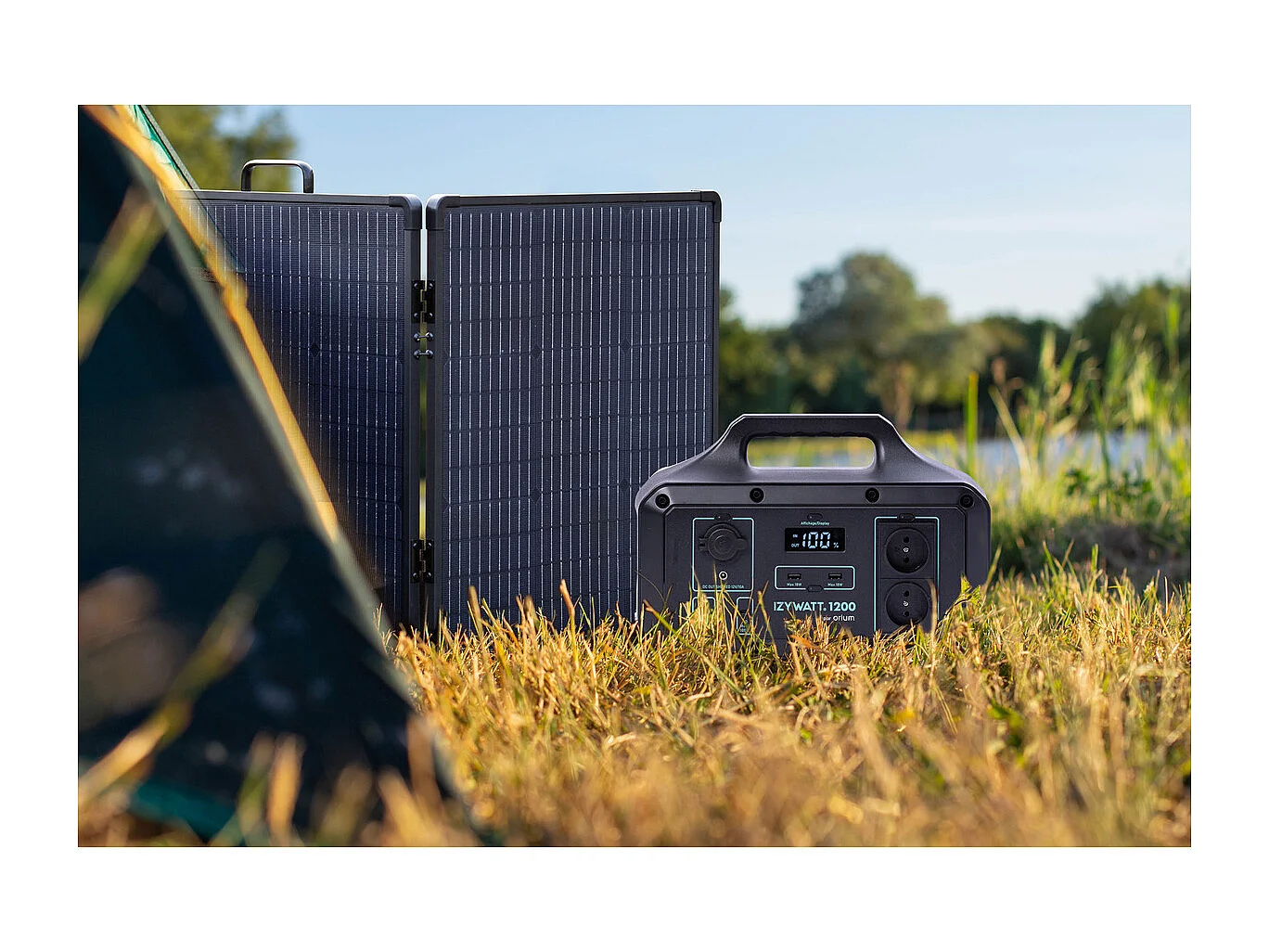 Pack générateur solaire Izywatt 1200 + panneau solaire 200W - Orium