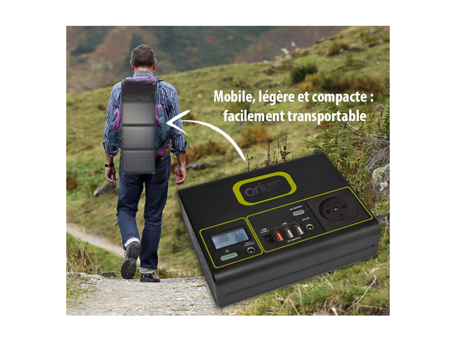 Pack générateur solaire Izywatt 150 + panneau solaire 40W - Orium