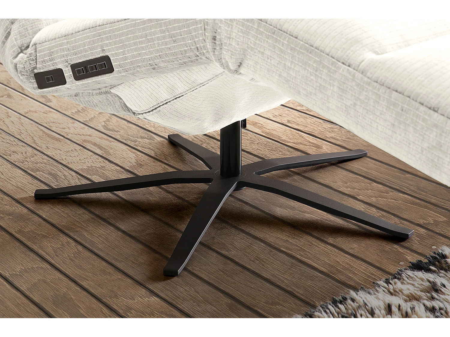 ALINA - Crème wit Koord - ALINA