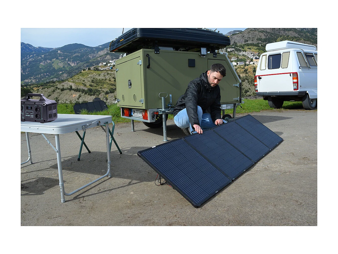 Panneau solaire pliant cadré 200W - Orium