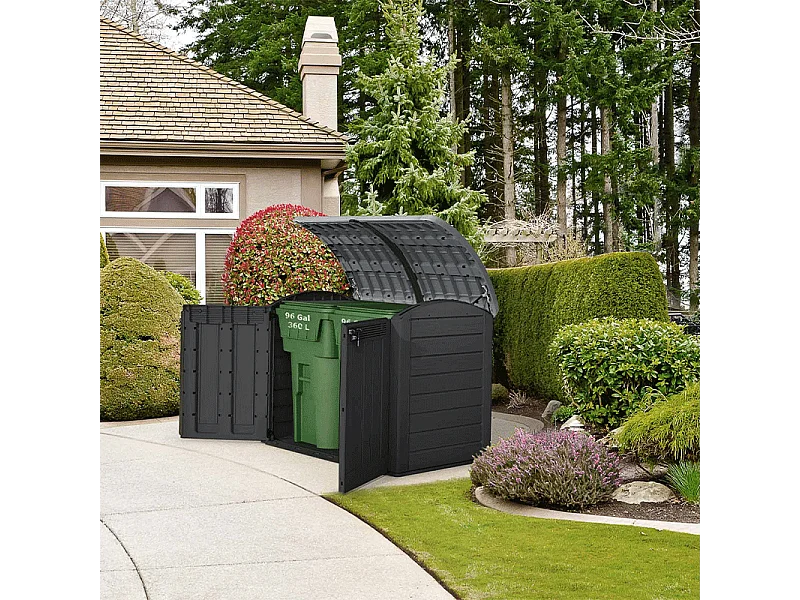 Coffre de jardin multifonction en résine SIO ULTRA 2000L - Noir