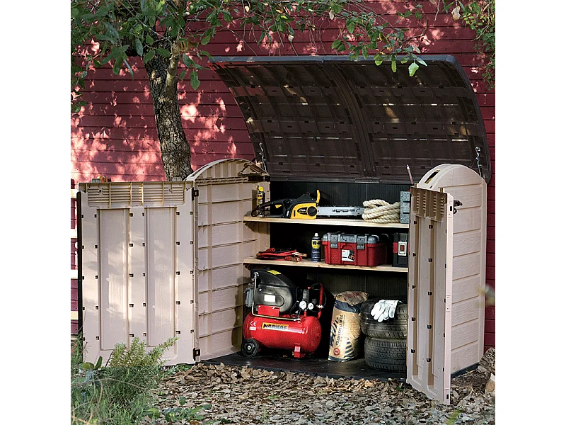 Grand coffre multifonctions en PVC pour le jardin 2000L