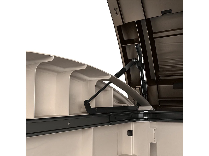 Grand coffre multifonctions en PVC pour le jardin 2000L