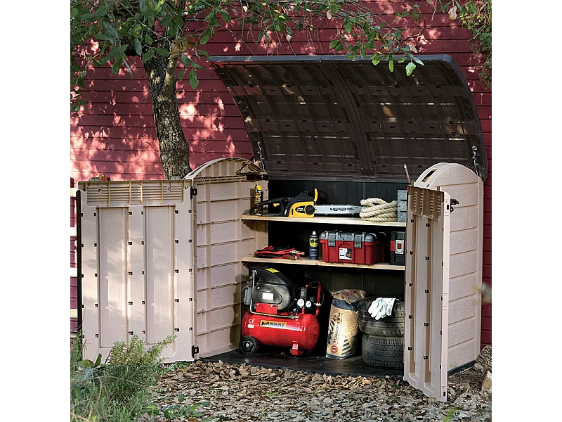 Grand coffre multifonctions en PVC pour le jardin 2000L