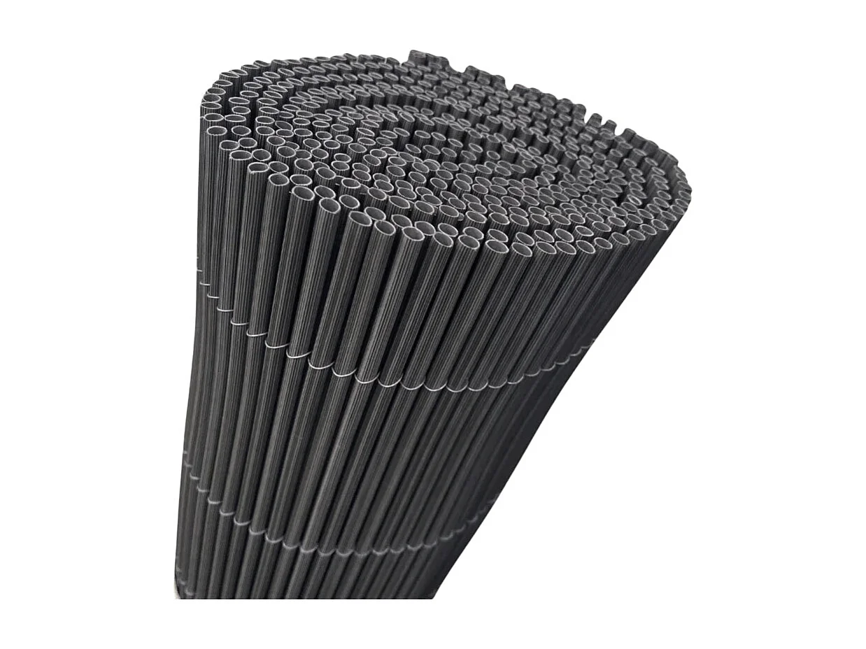 Canisse synthétique, imitation osier naturel FENCY WICK - Anthracite - 1 x 3 m