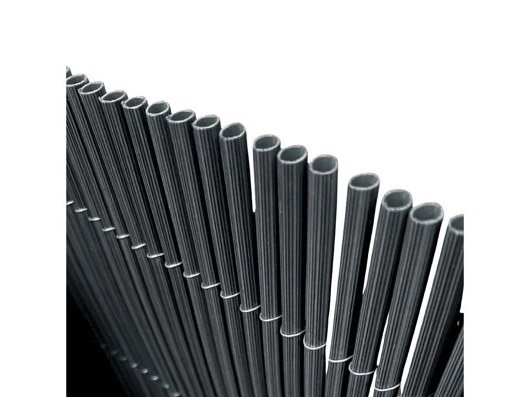 Canisse synthétique, imitation osier naturel FENCY WICK - Anthracite - 1 x 3 m