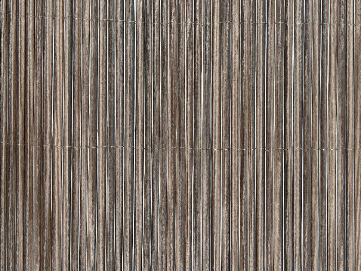 Canisse synthétique, imitation osier naturel FENCY WICK - Marron - 1 x 3 m