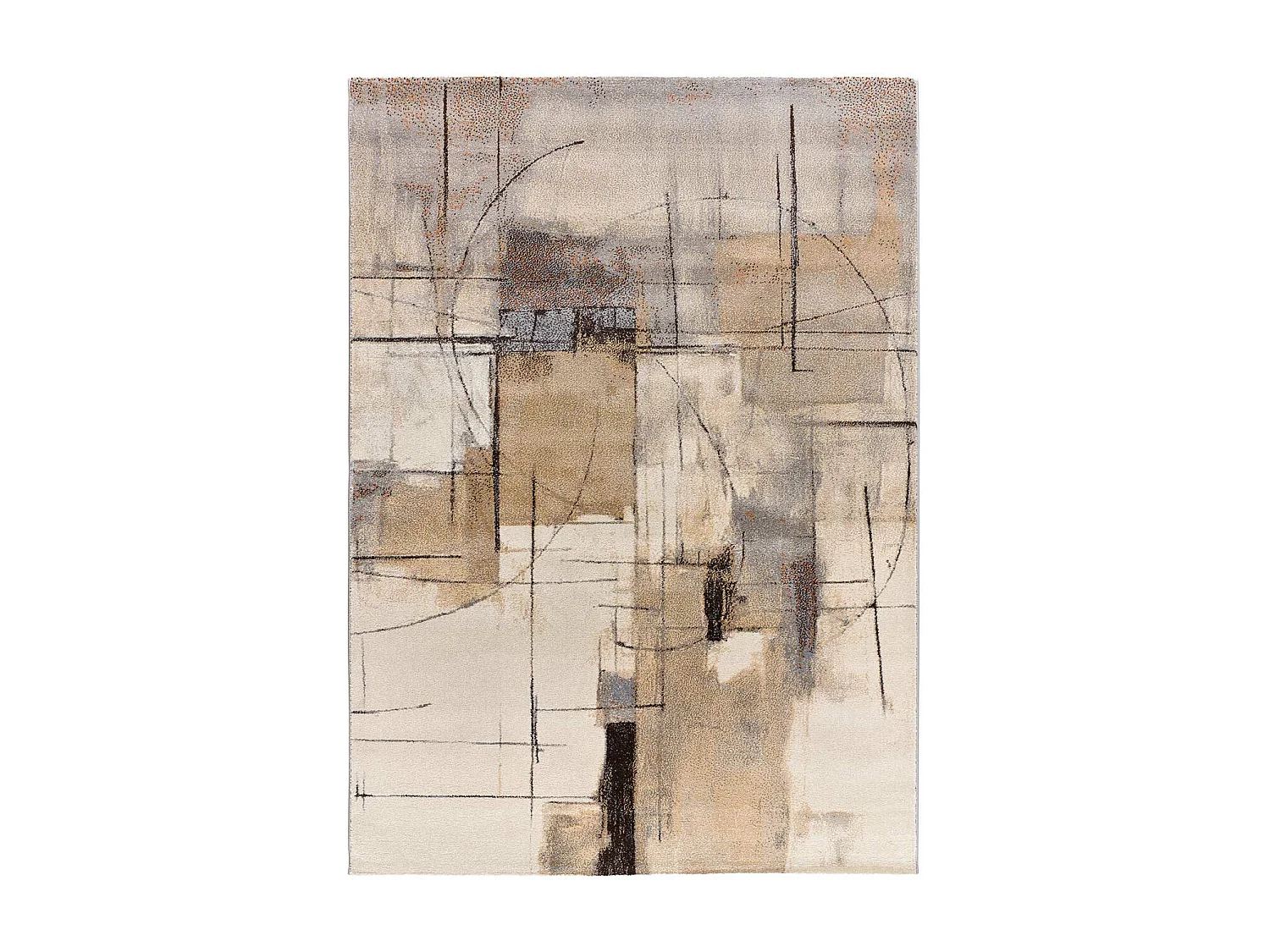 Alfombra interior  - abstracto - beige - 80 x 150 cm - BERUTI