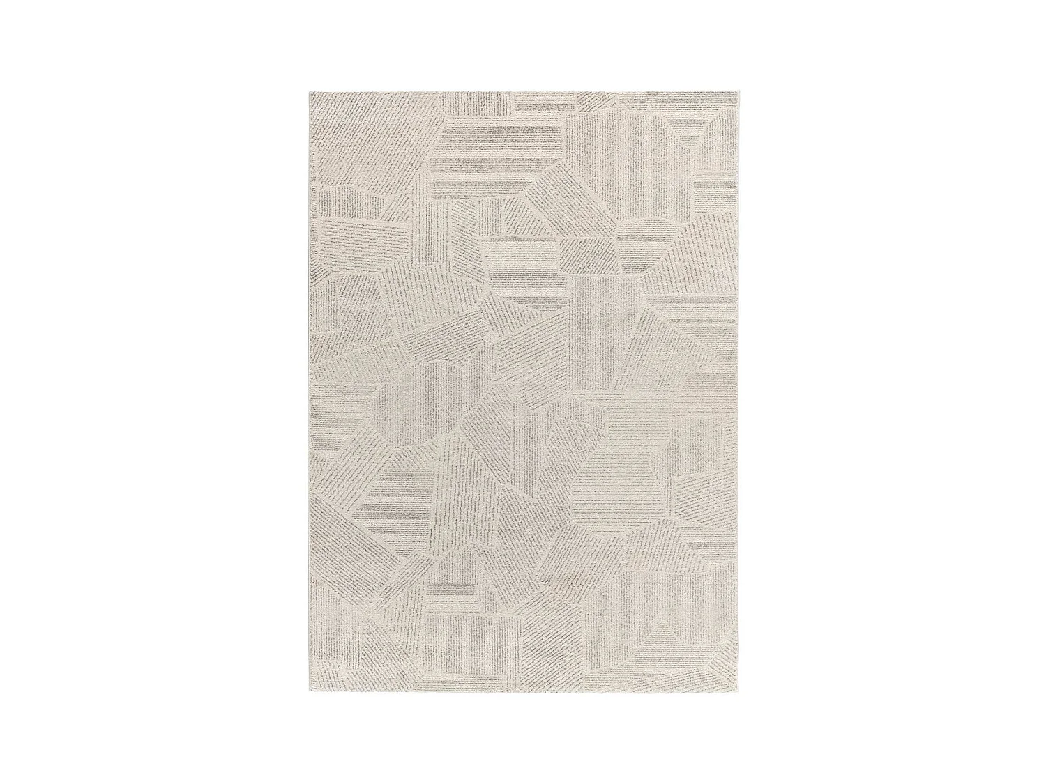 Alfombra interior  - abstracto - beige / gris - 200 x 290 cm - PORTO