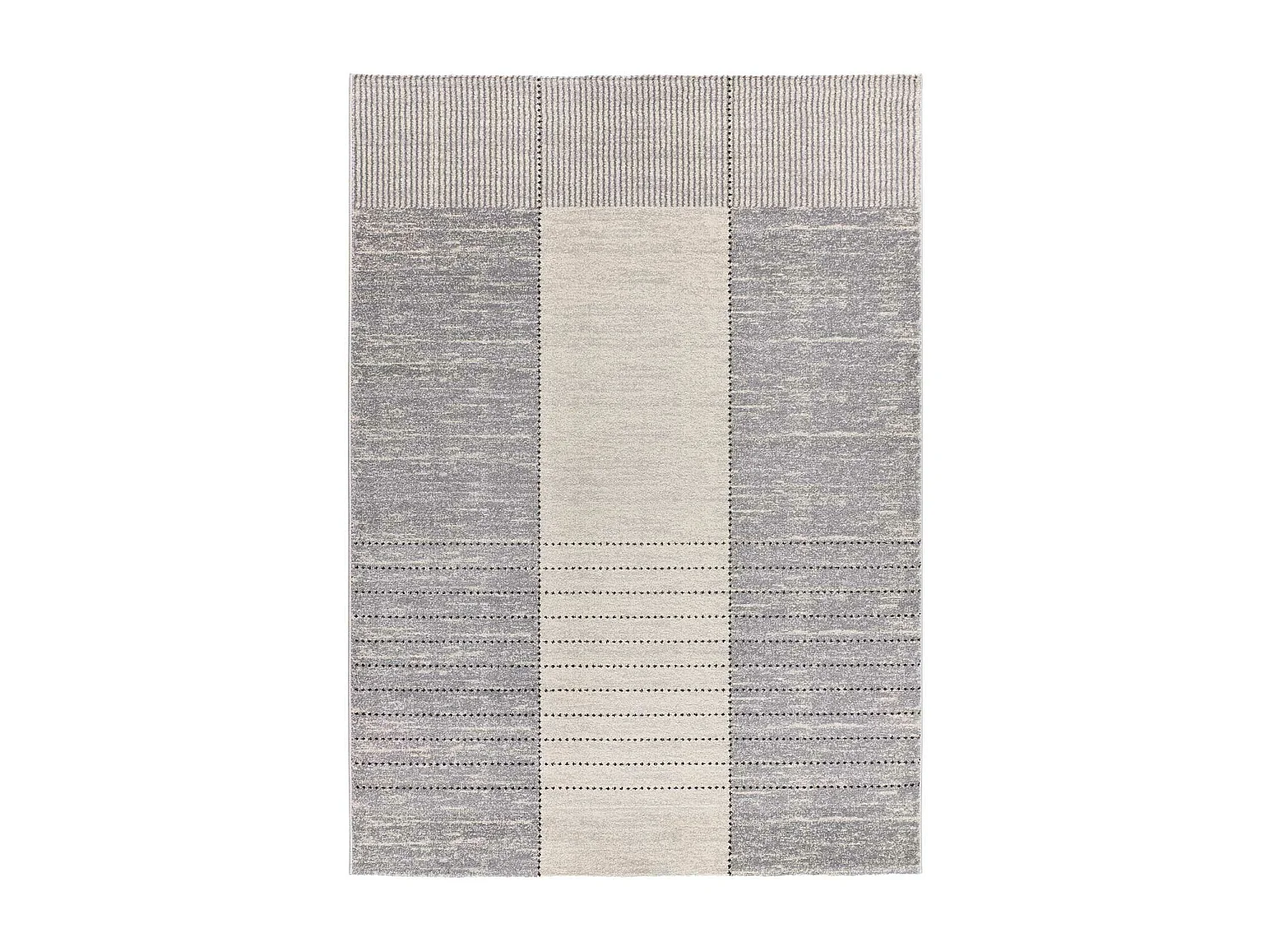 Tapis intérieur - moderne - gris - 80 x 150 cm - CRAFT