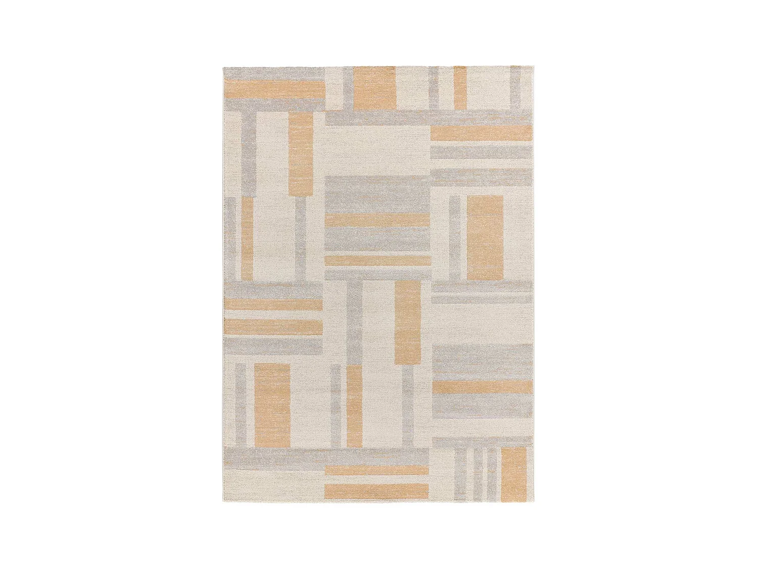 Tapis intérieur - géométrique - beige - 160 x 230 cm - CRAFT