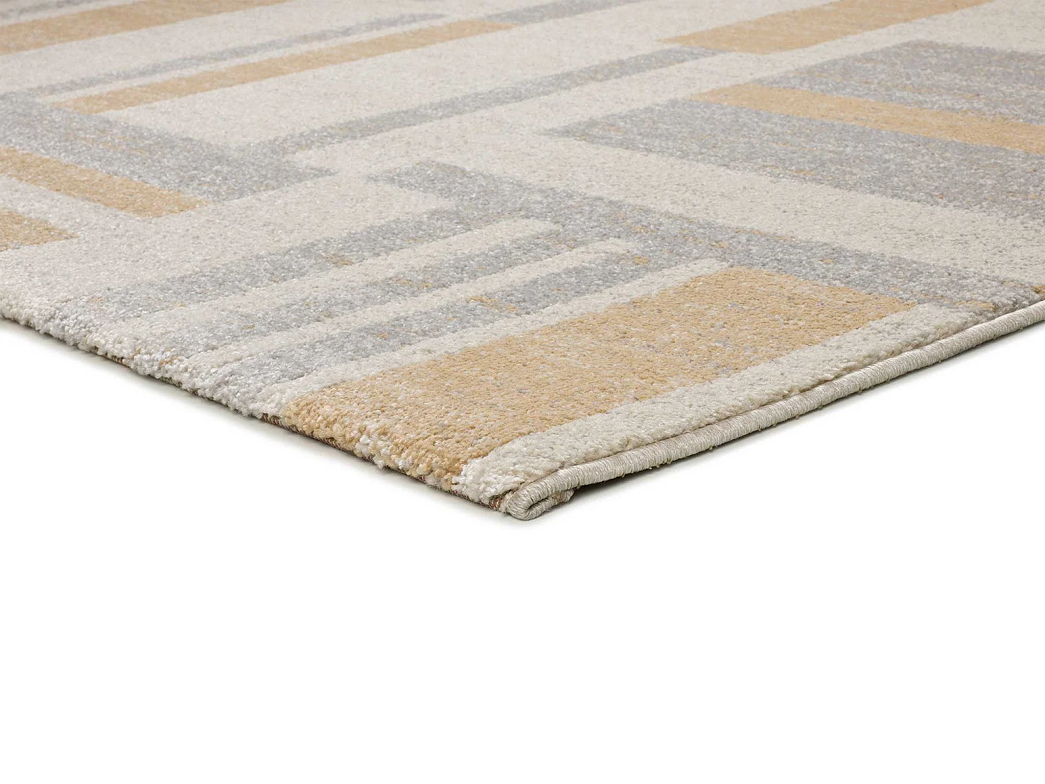 Tapis intérieur - géométrique - beige - 160 x 230 cm - CRAFT