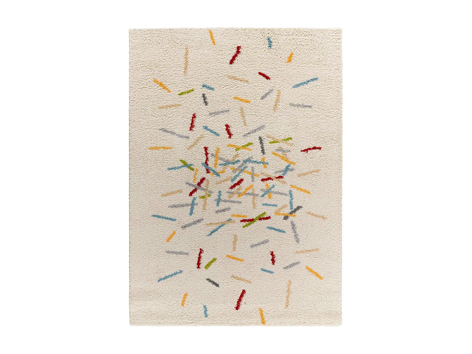 Alfombra interior  - shaggy geométrico - multicolor - 160 x 230 cm - BREMEN