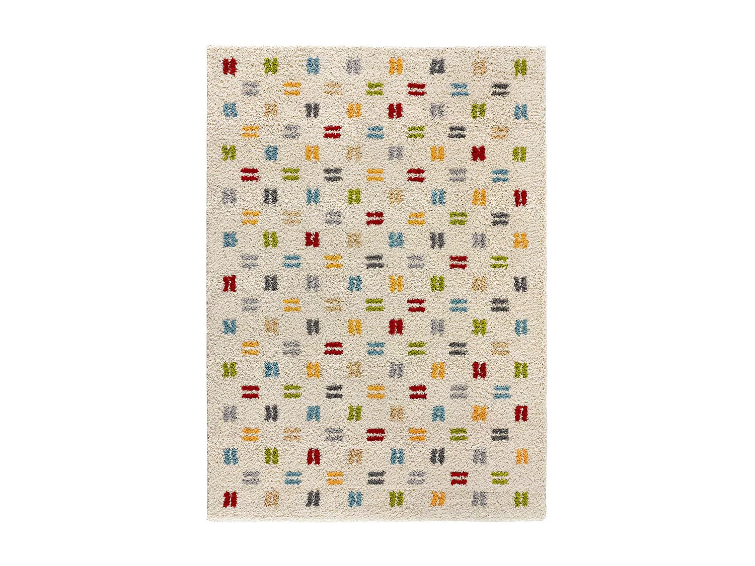 Tapis intérieur - shaggy géométrique - multicolore - 160 x 230 cm - BREMEN