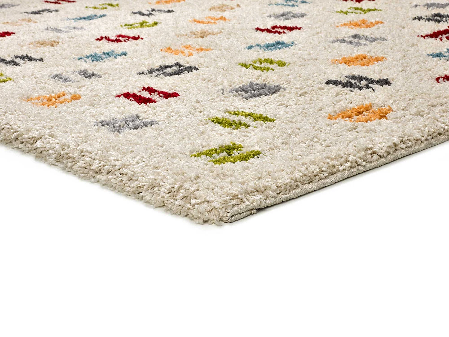 Tapis intérieur - shaggy géométrique - multicolore - 160 x 230 cm - BREMEN