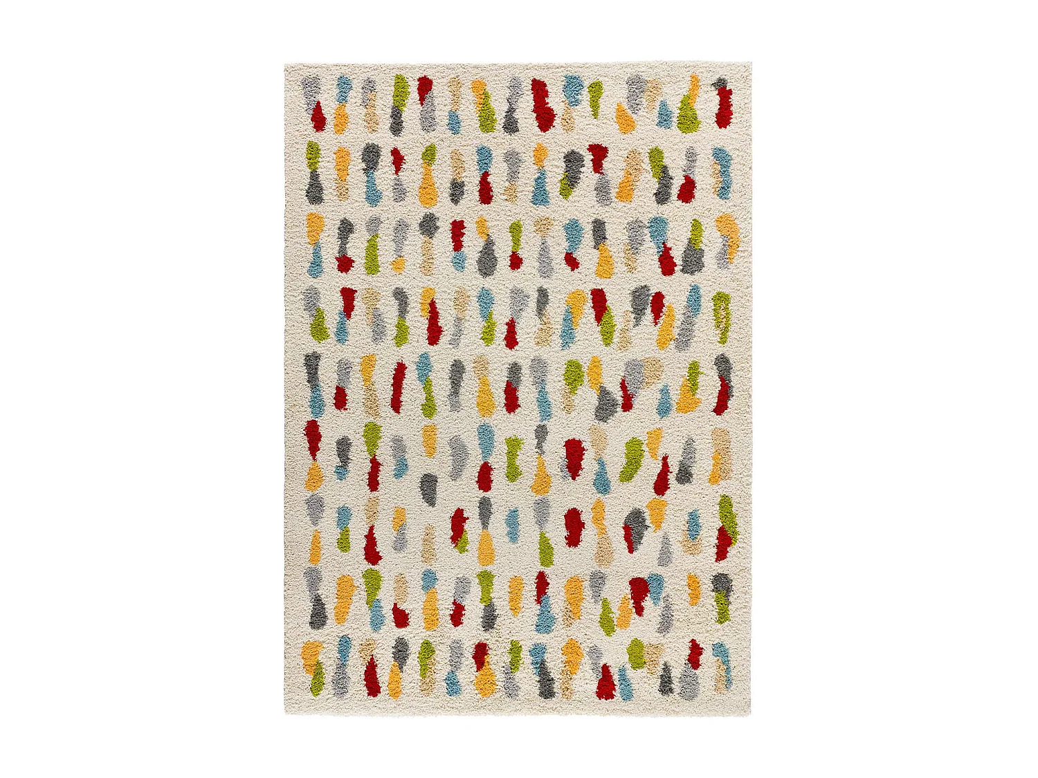 Tappeto interno - shaggy geometrico - multicolore - 133 x 190 cm - BREMEN