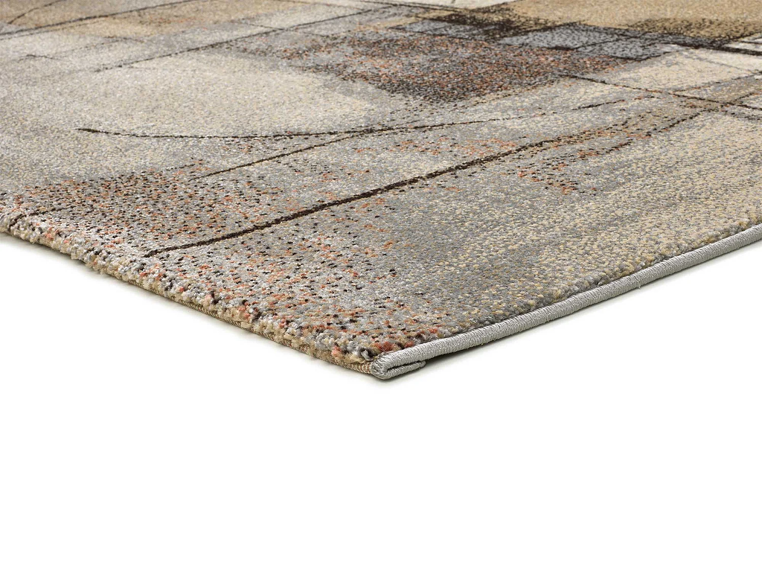 Tapis intérieur - abstrait - beige - 133 x 190 cm - BERUTI