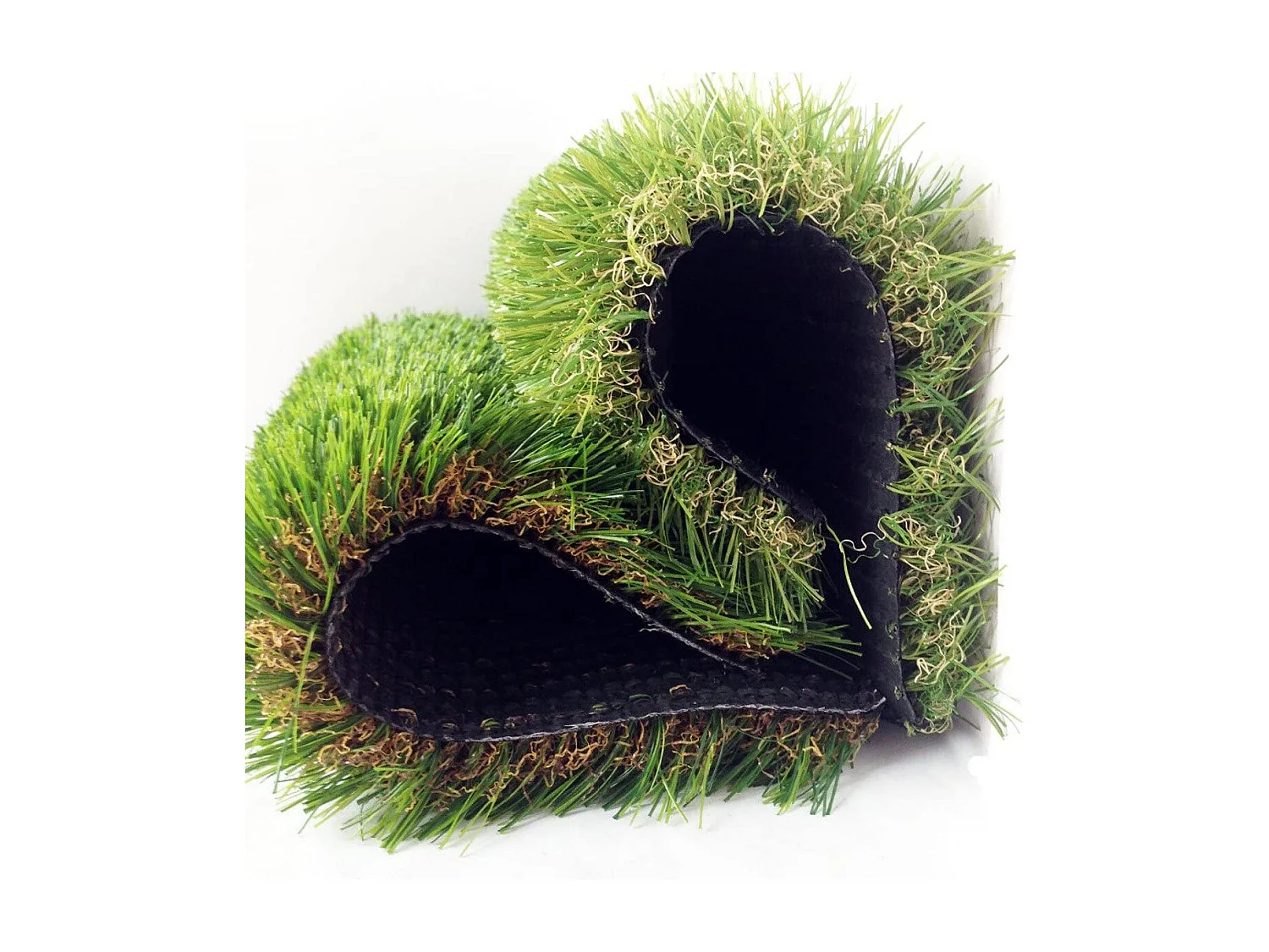 Prato Sintetico Realistico Giardino 4 Sfumature Anti UV Atossico Drenante Ideale per Piscina Terrazzo Aree Giochi Viali (30mm 1x20mt 20mq)