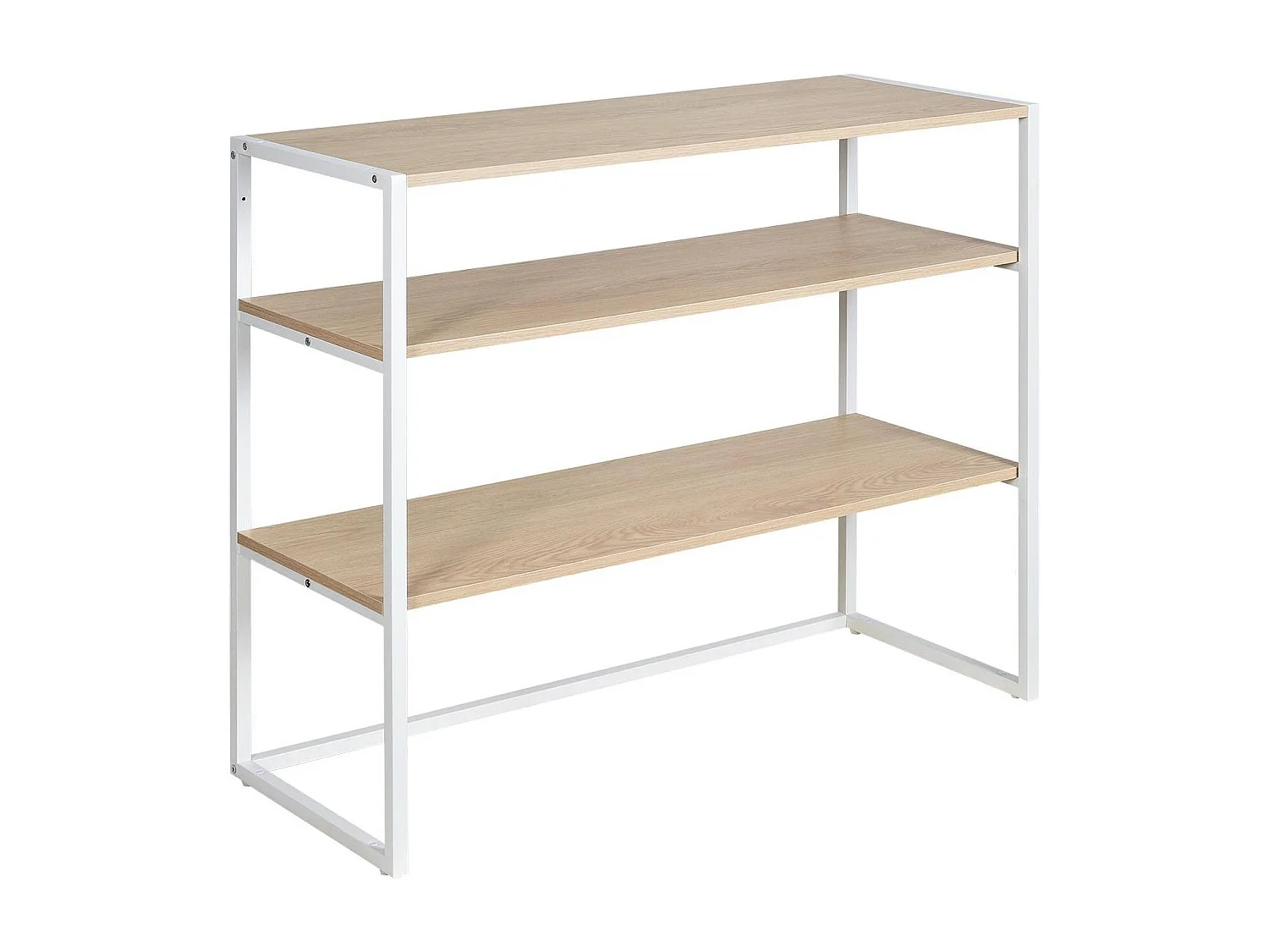 Portant vêtements KADRA sous combles étagères 100x85cm