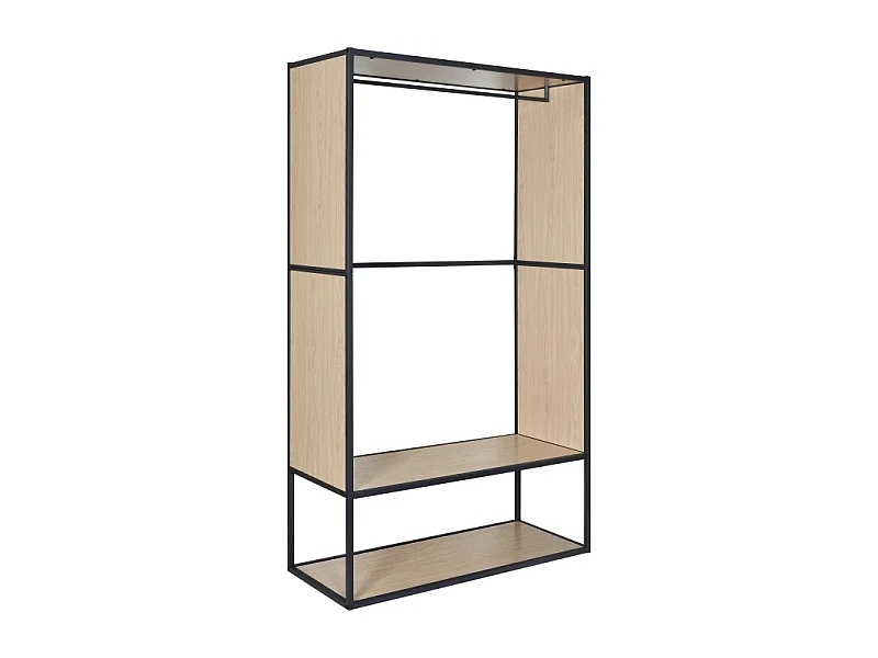 Perchero reversible de madera y metal OSLO