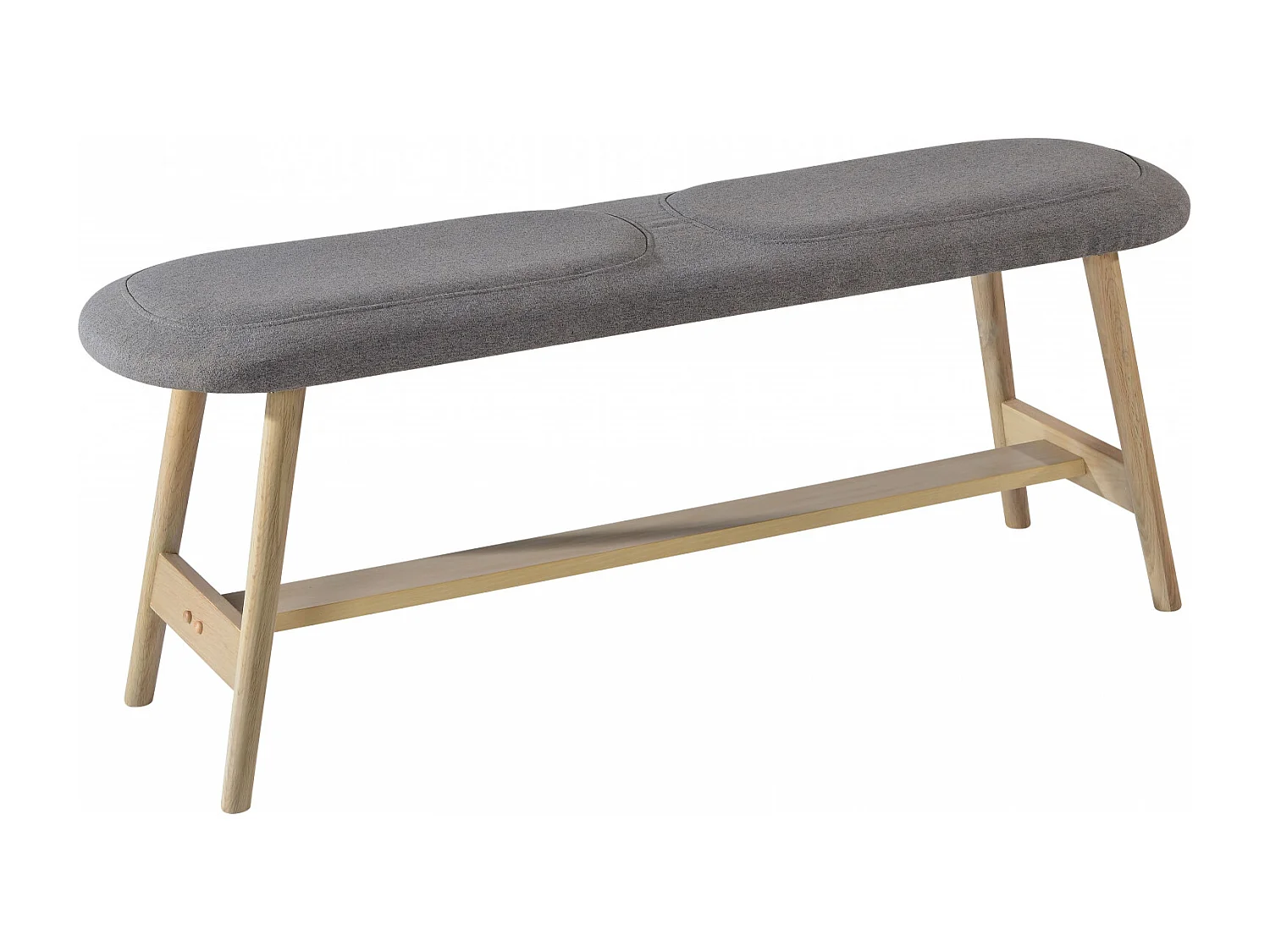 Panca da ingresso in legno con seduta imbottita ALTEZZA 120 cm