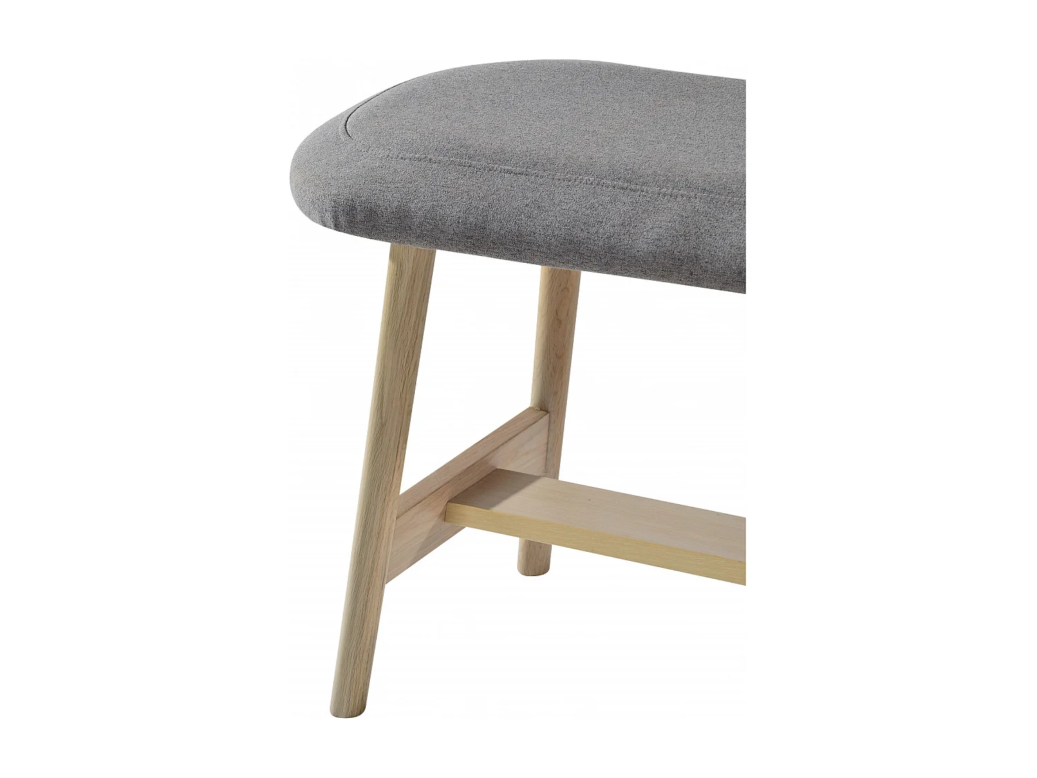 Panca da ingresso in legno con seduta imbottita ALTEZZA 120 cm