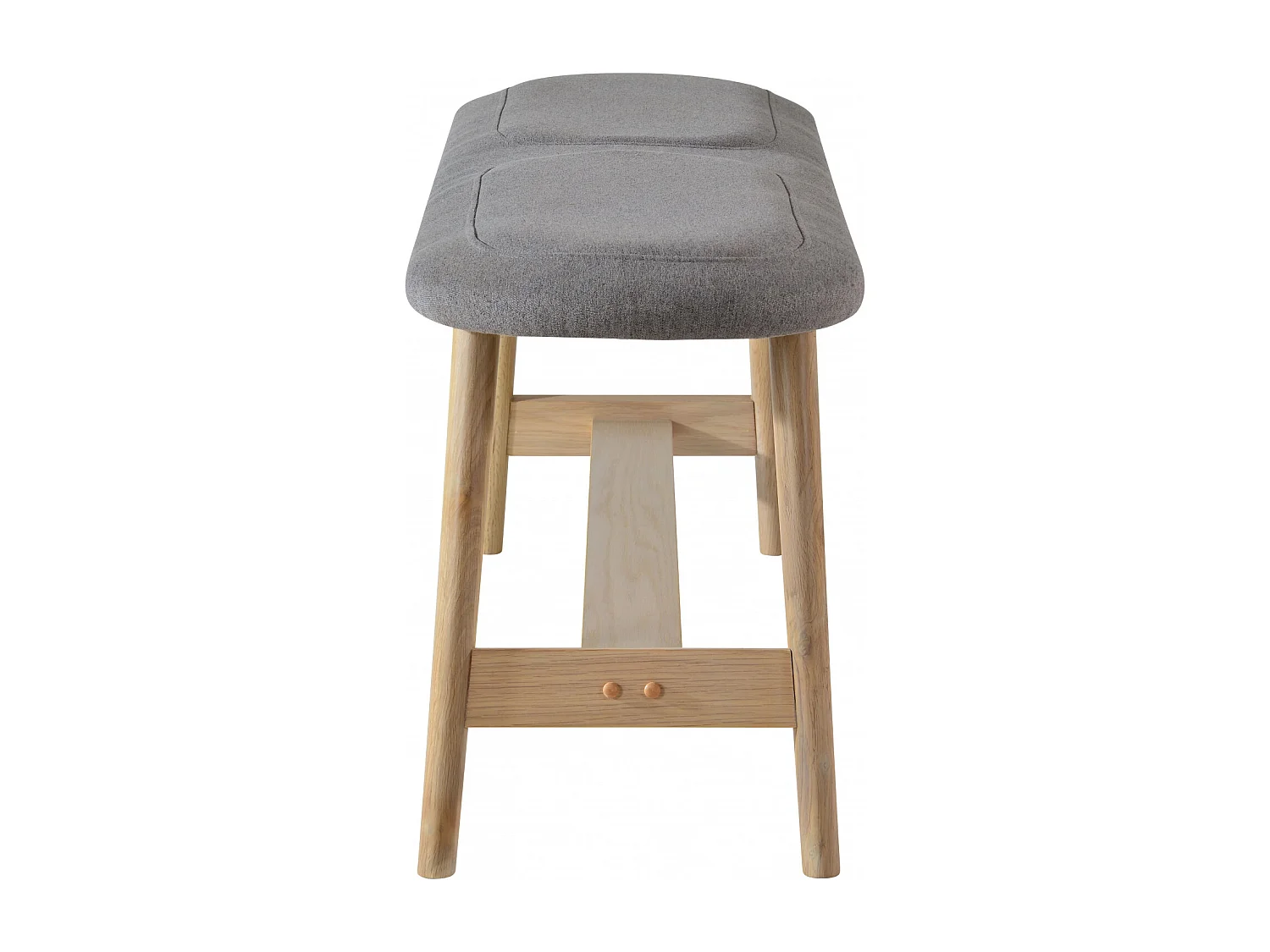 Panca da ingresso in legno con seduta imbottita ALTEZZA 120 cm