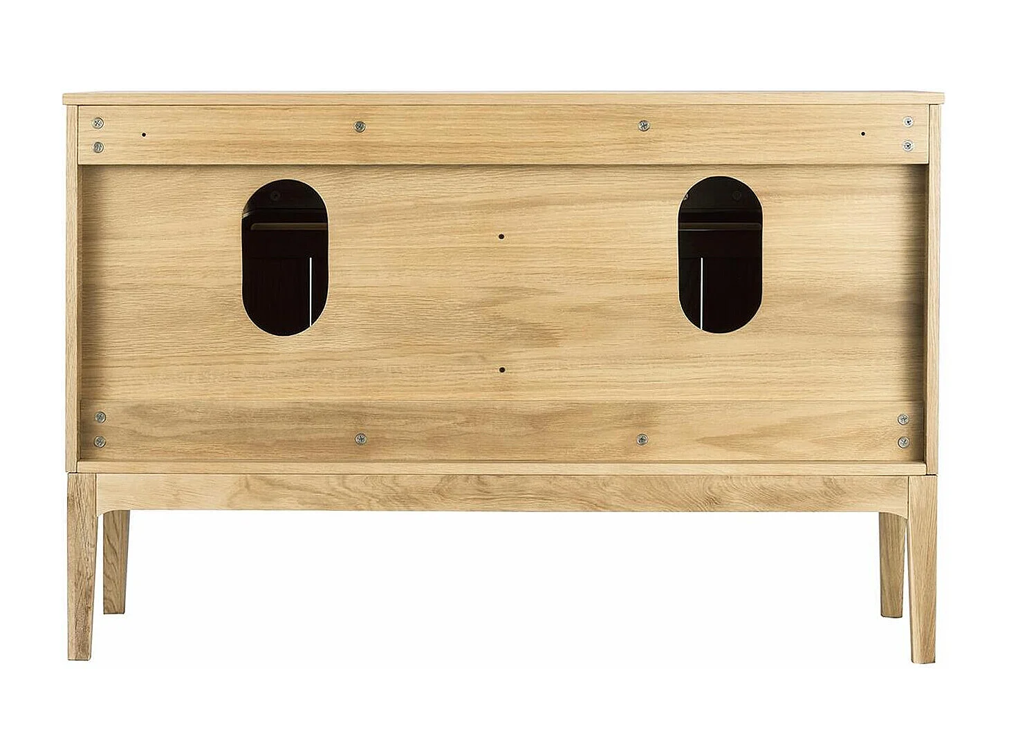 Dubbele wastafelmeubel + wastafel + kraan + spiegel + ALASKA hals