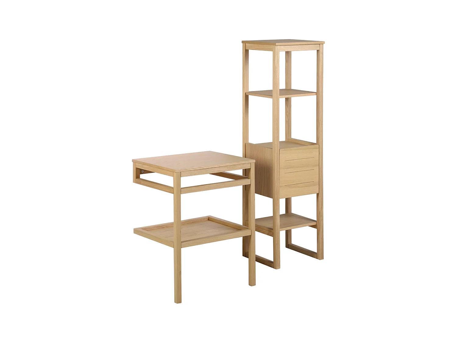 HOPP Mueble de baño de 60 cm con columna