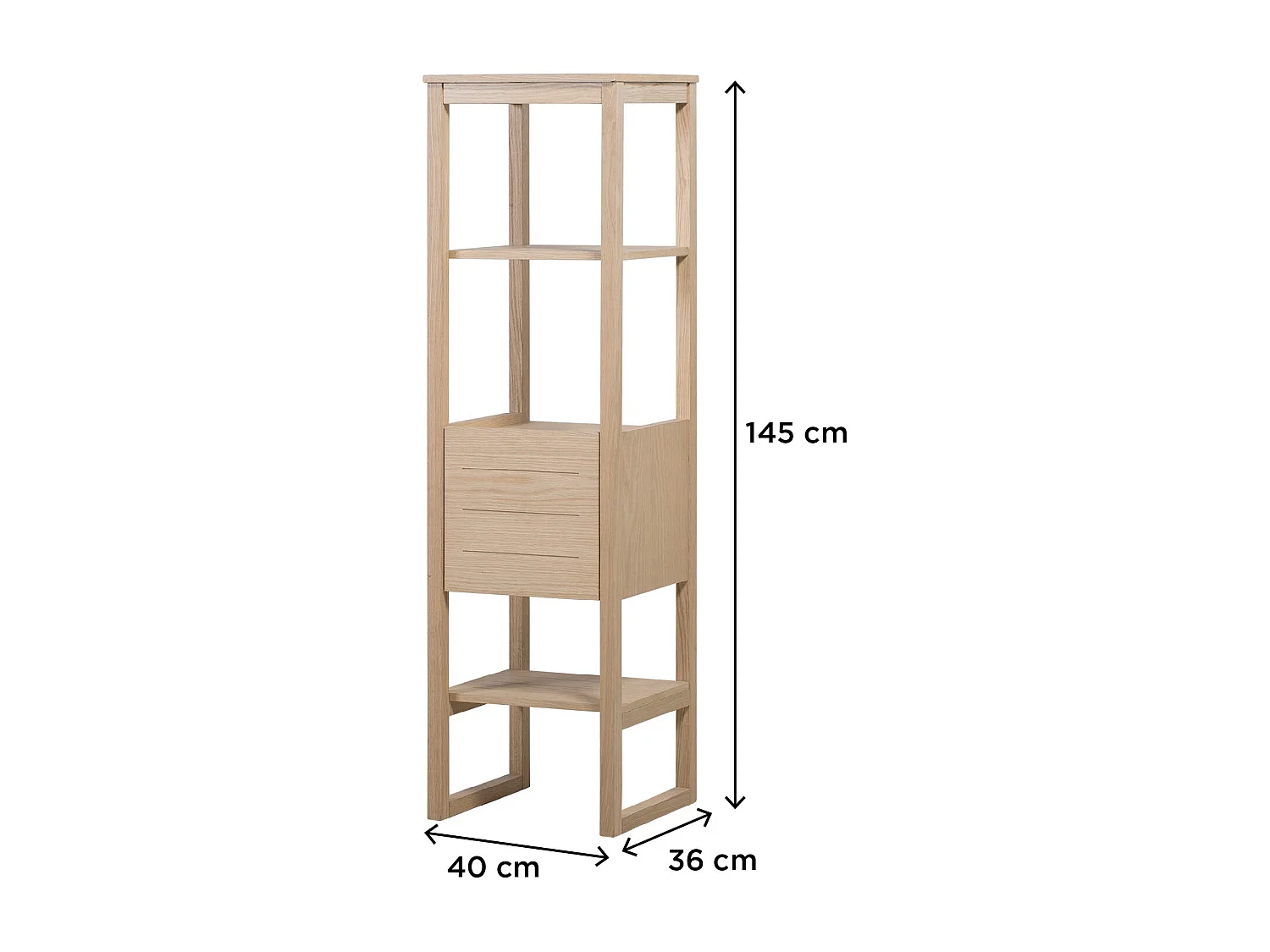 ATOLL 70cm pojedyncza szafka pod umywalkę + umywalka + lustro + wysoka szafka