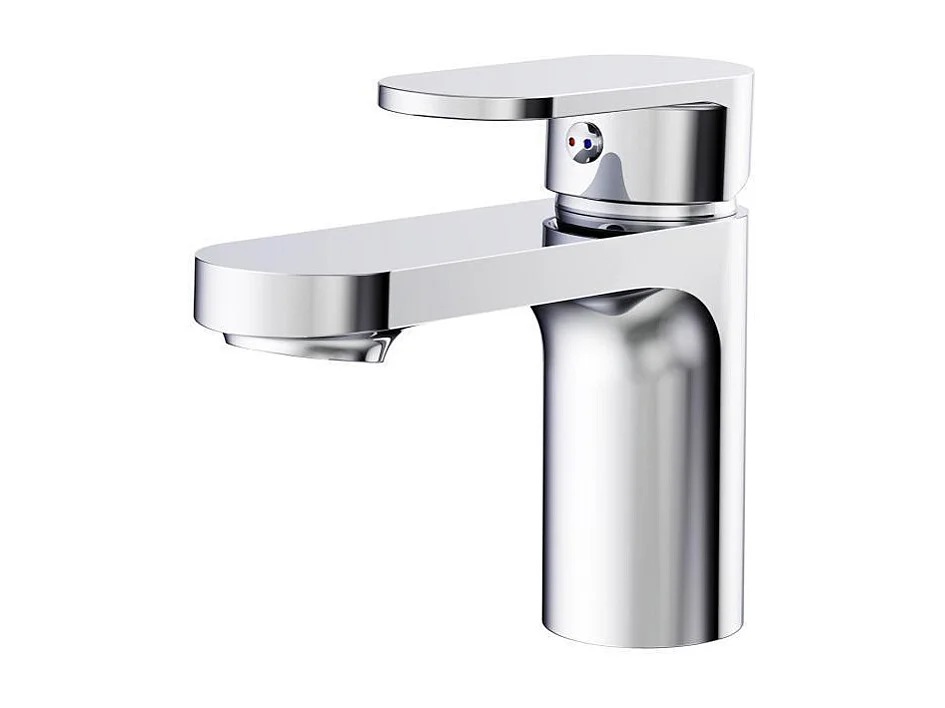 Gruppo lavabo singolo 60cm con piano in ceramica e rubinetto cromato SORRENTO