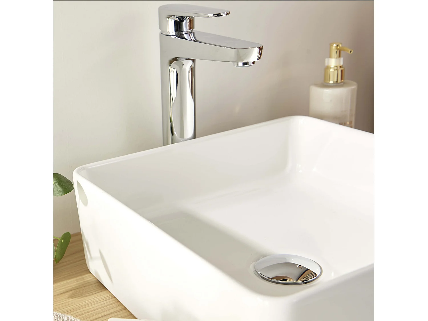 ATOLL dubbele wastafelmeubel + wastafel