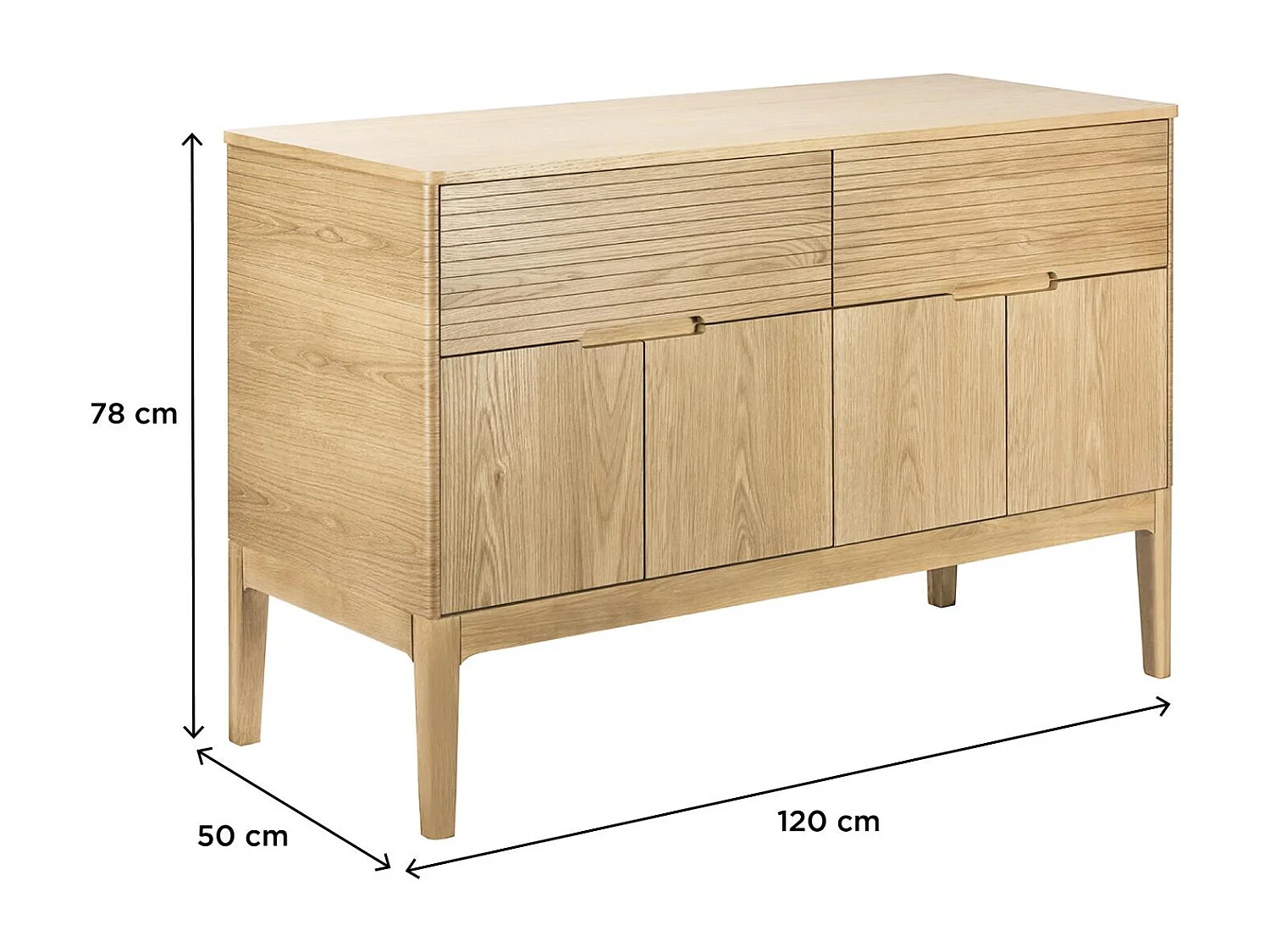 Mueble de lavabo doble + lavabo ALASKA