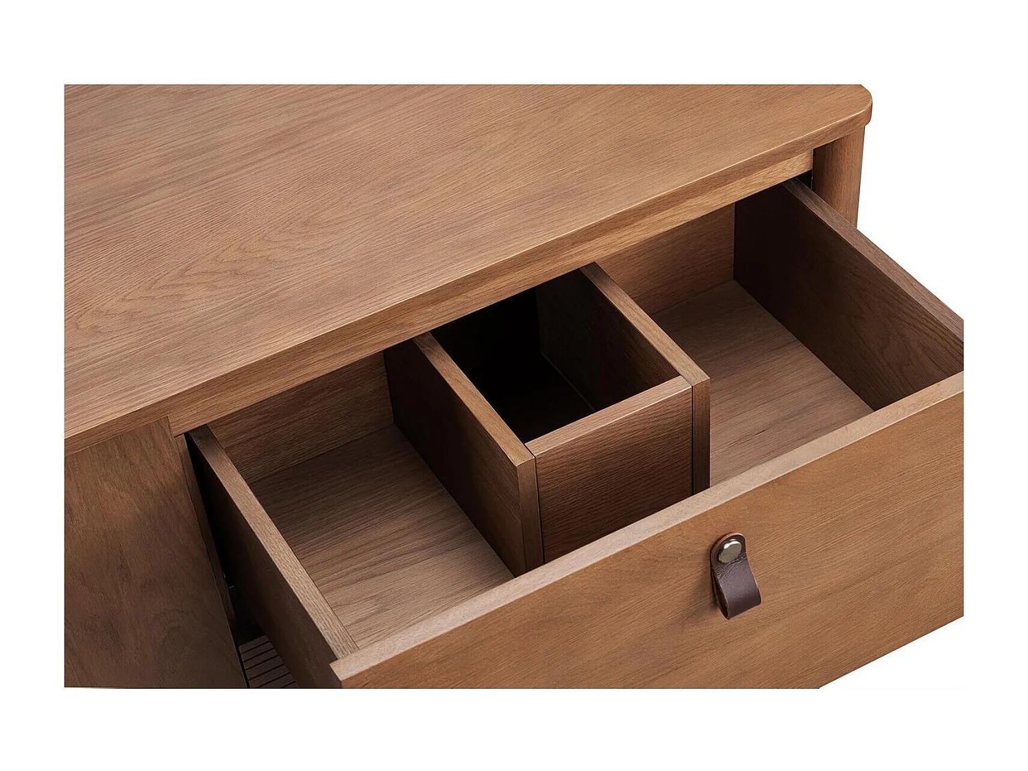 Meuble double vasque noyer JOY 120 cm