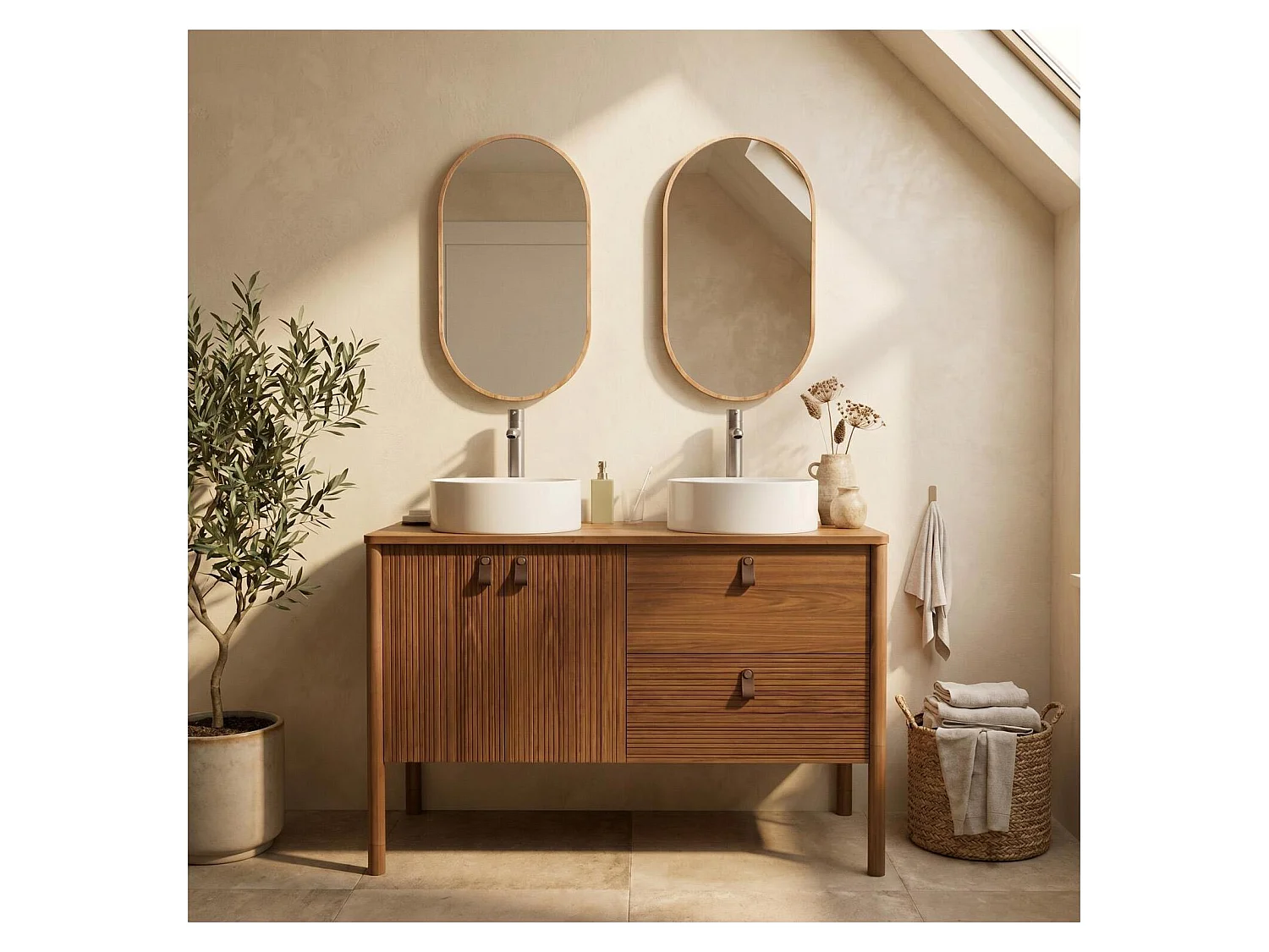 Mueble doble lavabo 120 cm JOY