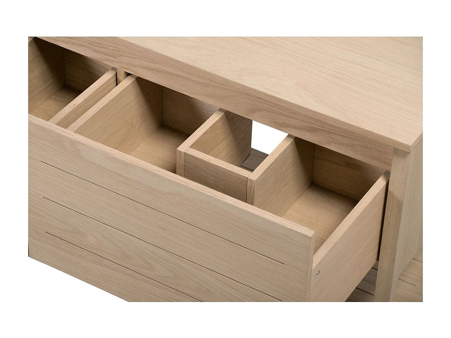 Mueble de lavabo doble + lavabo + espejo + columna ATOLL