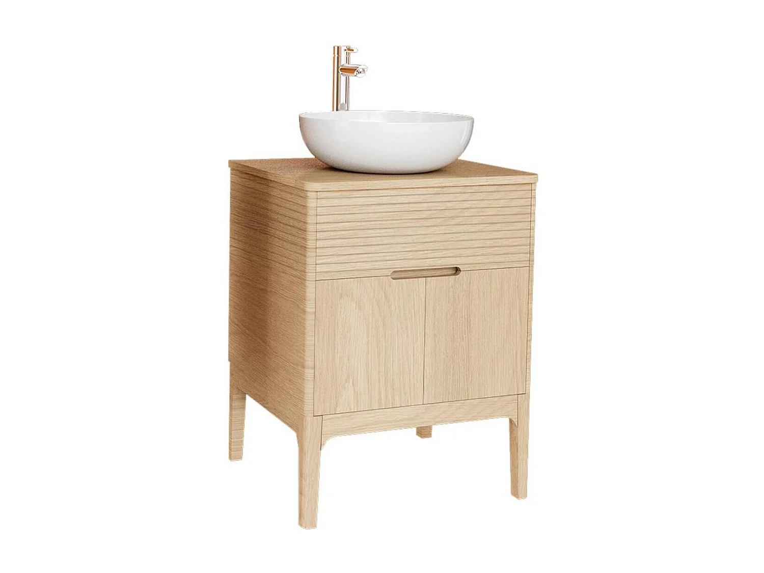 Mueble de lavabo individual + lavabo ALASKA