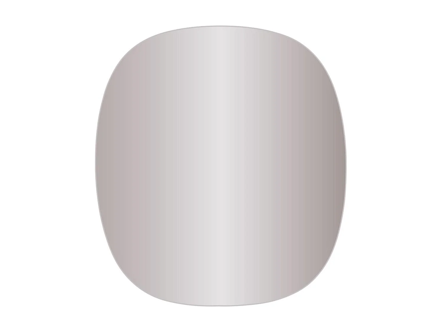 Specchio LED organico NORA 70x78 cm, illuminazione 2290 lm, reversibile verticale/orizzontale, IP44, design minimalista senza cornice