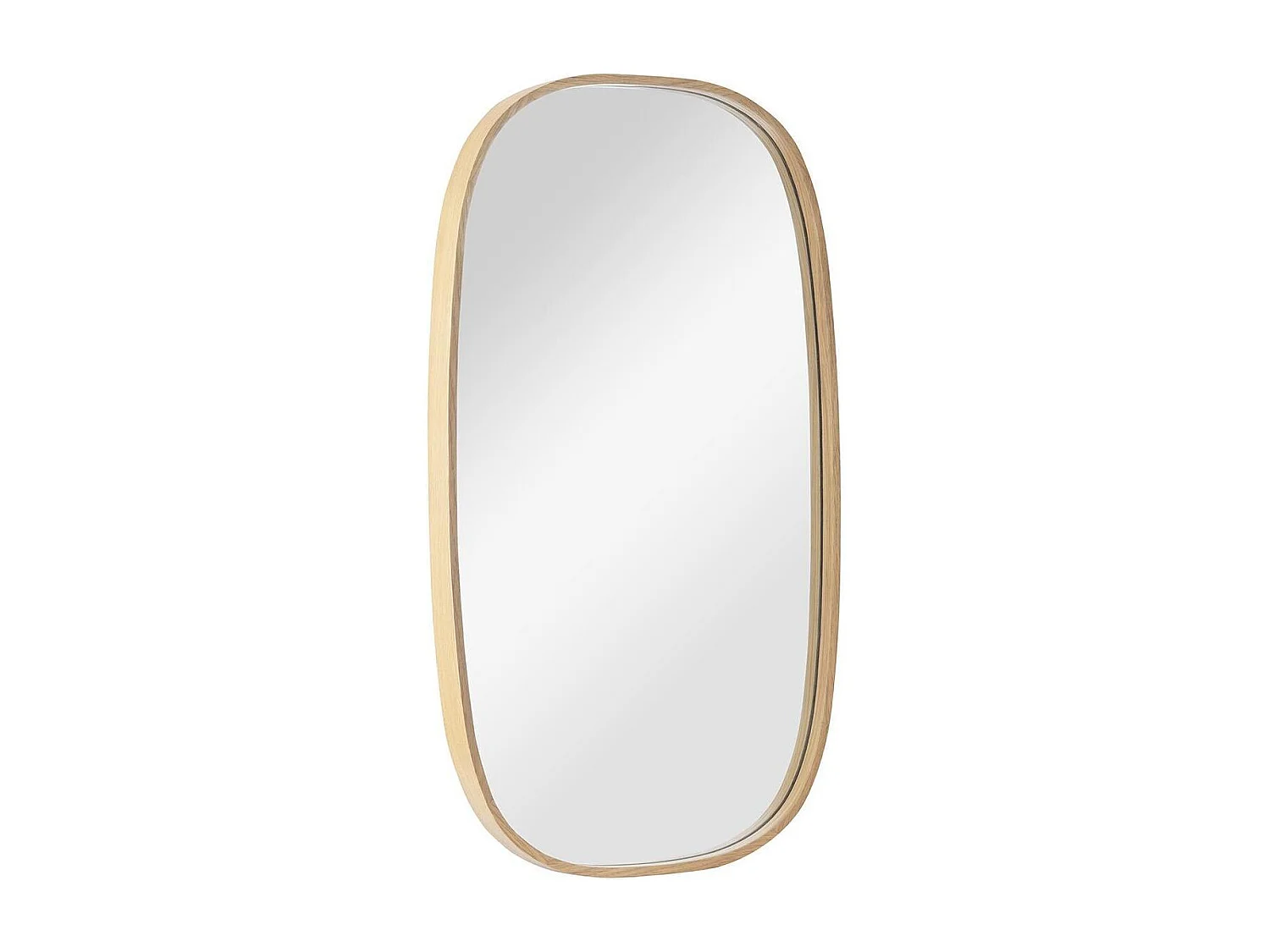 Ovale eiken spiegel 40x70cm MELOE