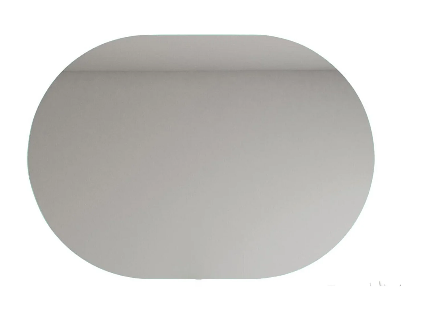 Ovaler LED-Spiegel Elsa 60x85 cm, Beleuchtung 2080 lm, doppelte vertikale/horizontale Befestigung, IP44, hergestellt in Europa