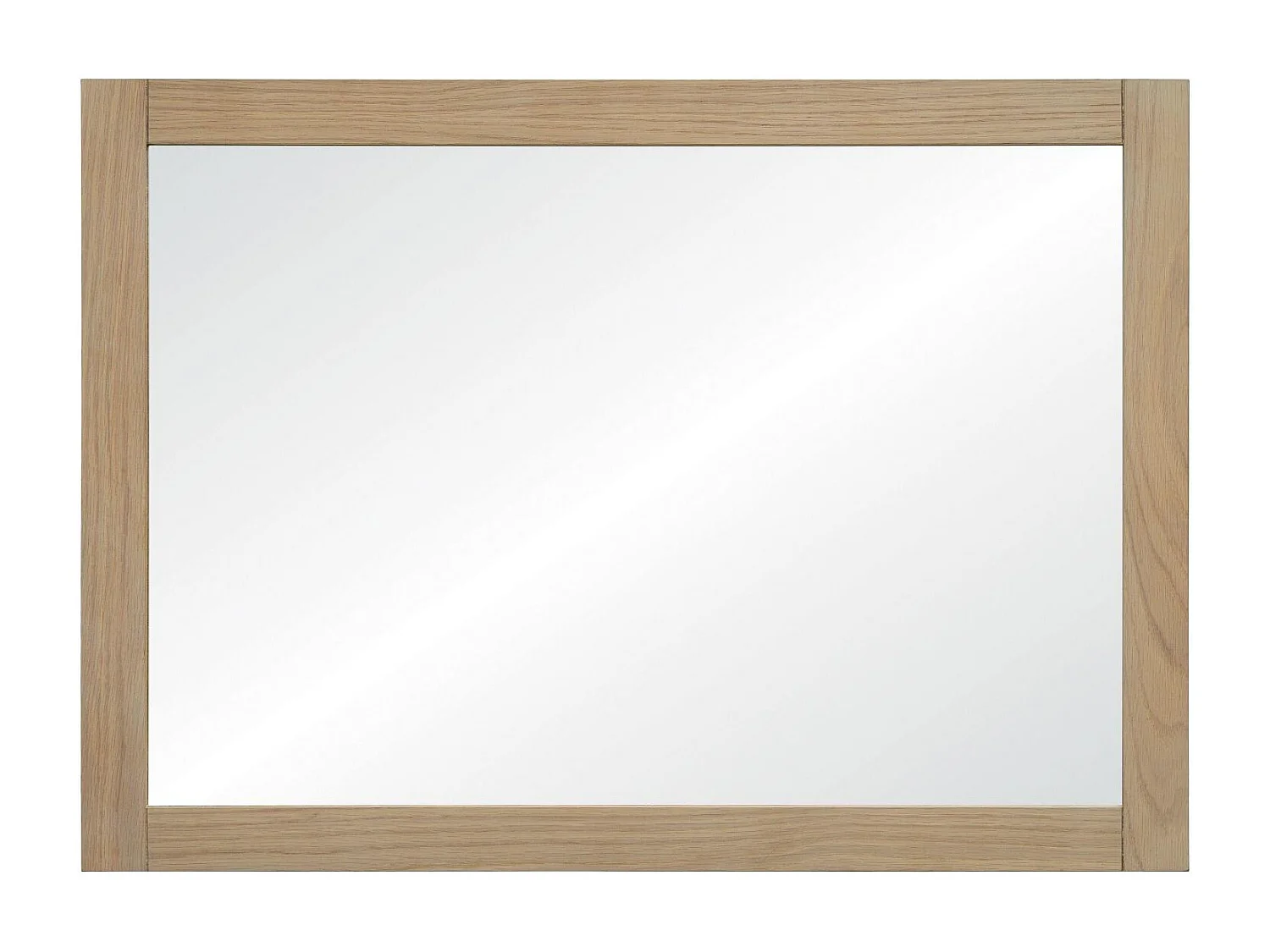 Miroir rectangulaire en chêne réversible 50x70cm