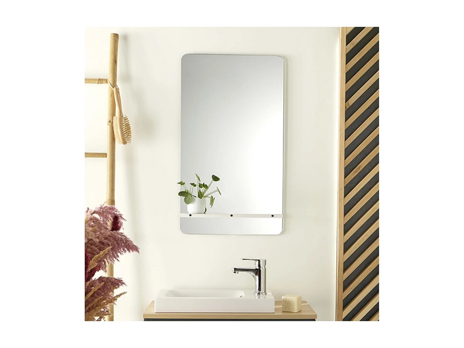 SIMONA WC-Waschtischspiegel mit Ablage